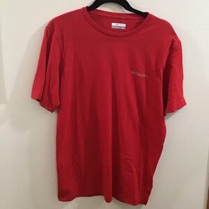 Columbia Men's Vibrant Red Short Sleeve Tee